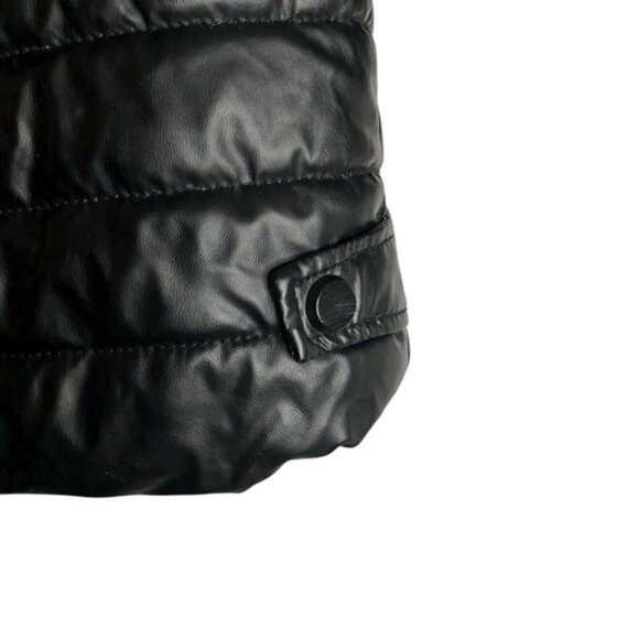 Zara Boys Black Puffer Hooded Jacket - Picture 7 of 8